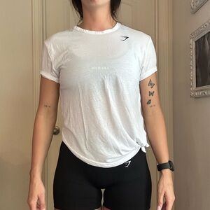 White Gymshark Women's Top